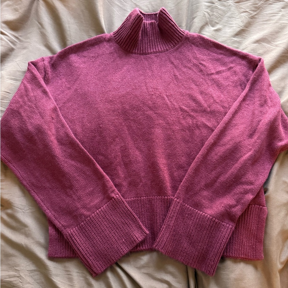 H&M Women's Plum Turtleneck Sweater